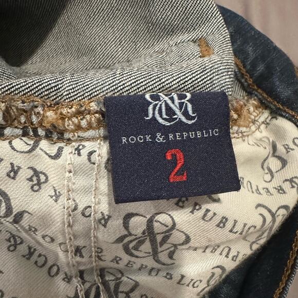 Rock & Republic Size 2 Distressed Skinny Jeans - Picture 5 of 10